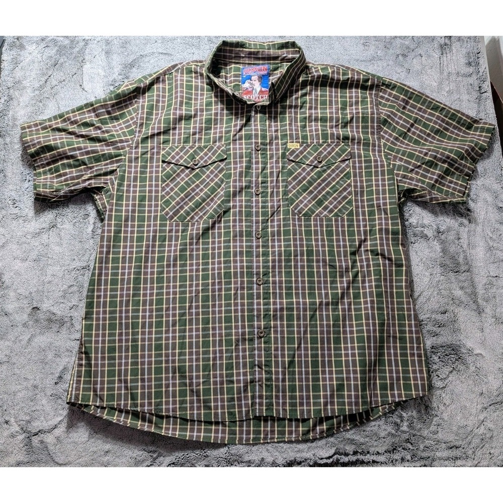 Dixxon Flannel Co Scotch Short Sleeve Button Up Shirt Men's Size 5X